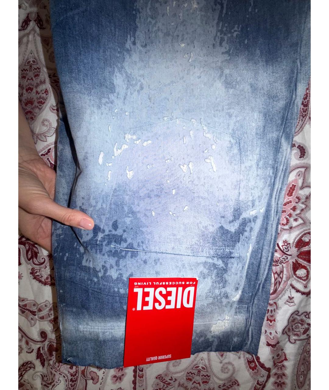 DIESEL Синие деним шорты, фото 4
