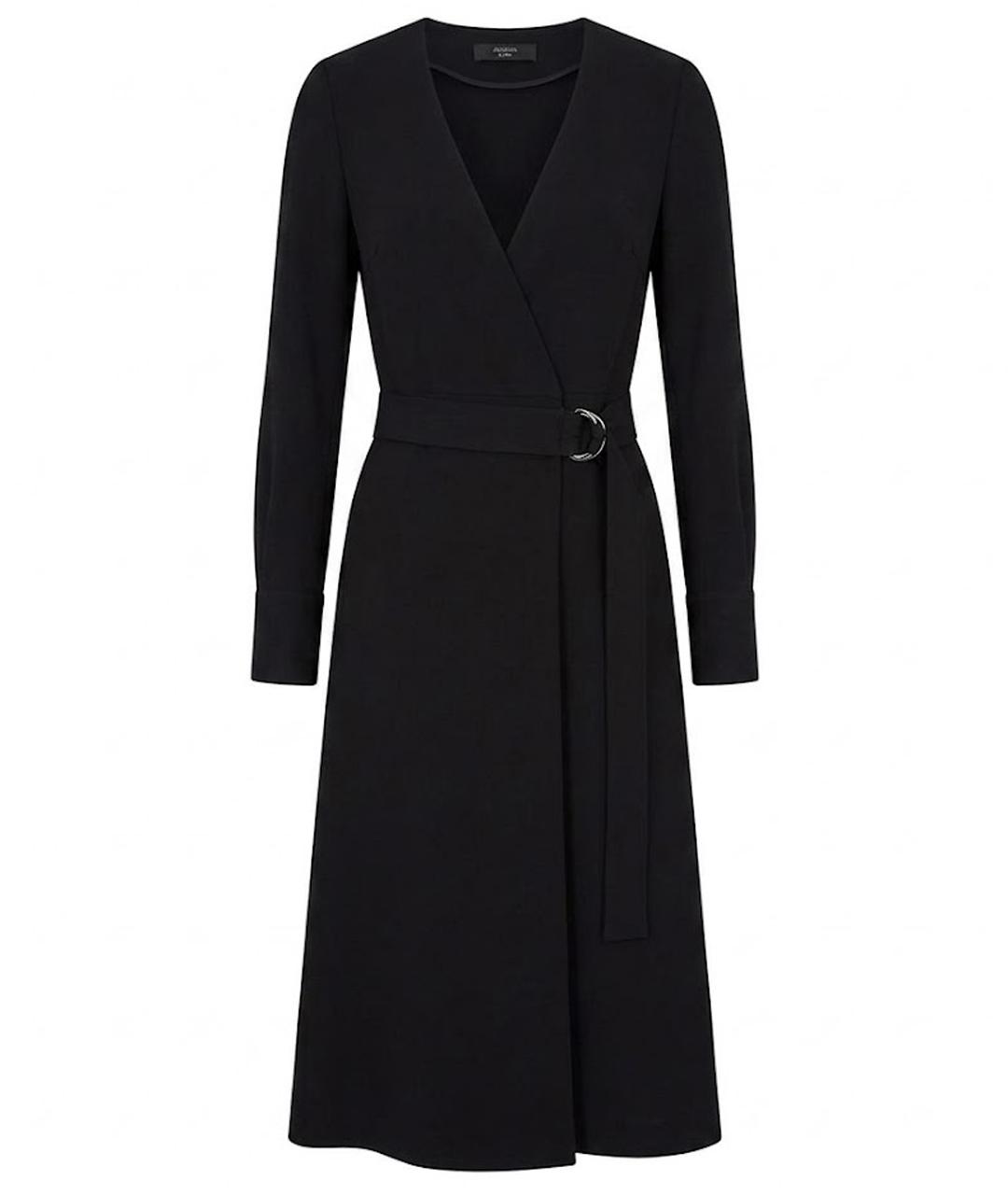 WEEKEND MAX MARA Черное шерстяное повседневное платье, фото 1