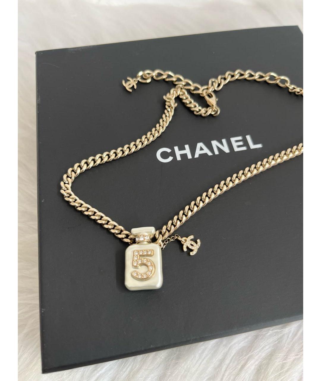 CHANEL Золотая подвеска, фото 5