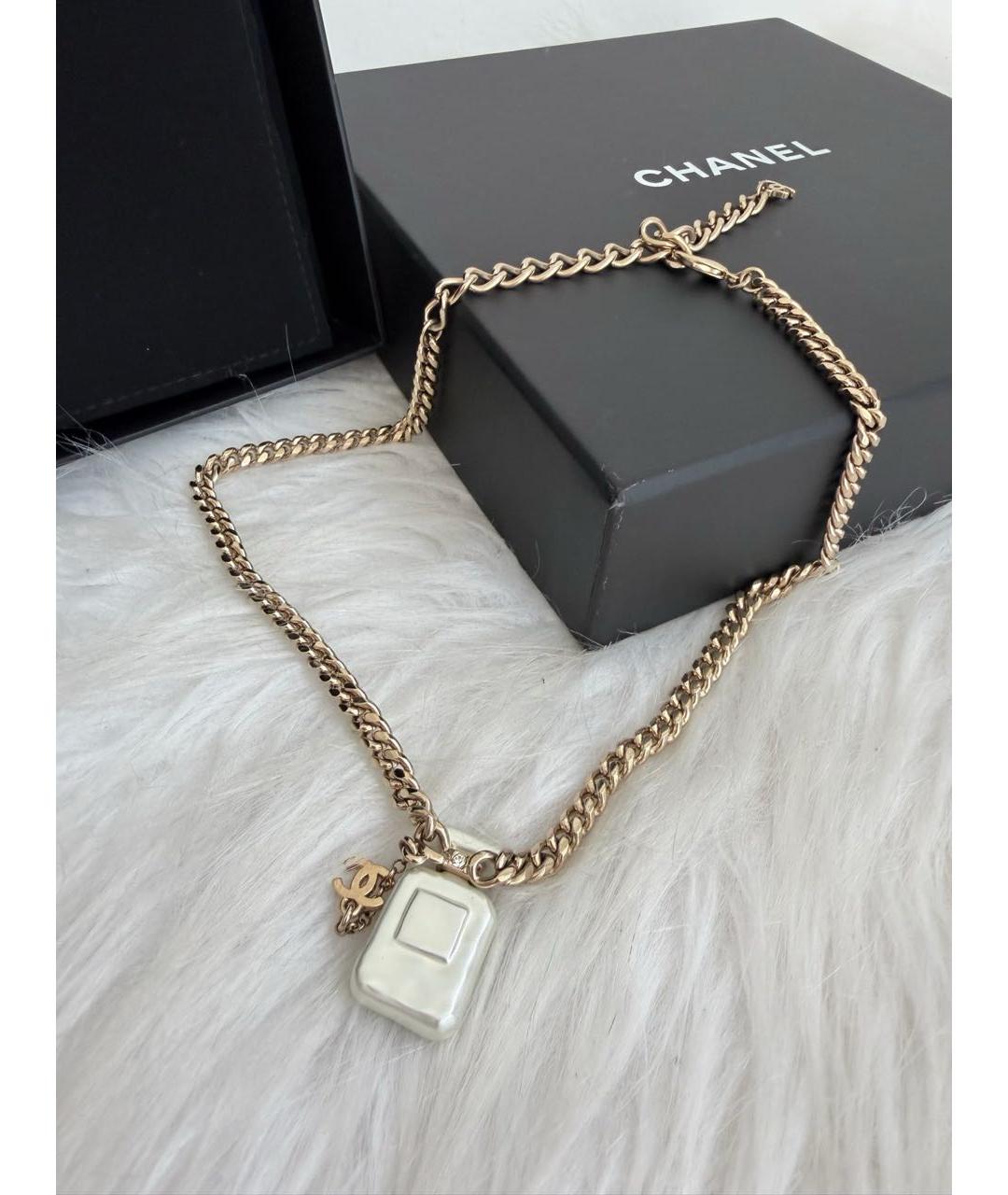 CHANEL Золотая подвеска, фото 4
