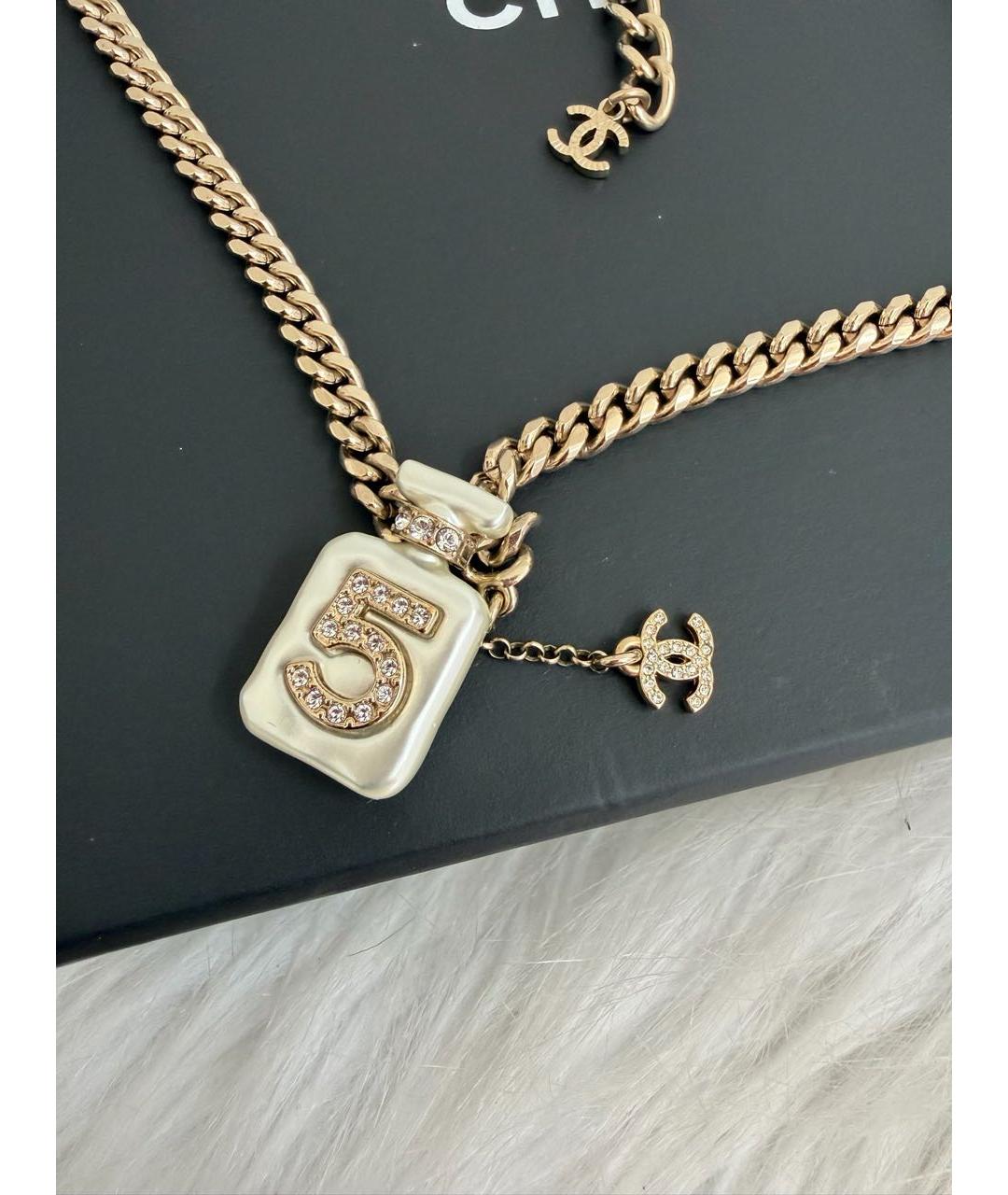 CHANEL Золотая подвеска, фото 3