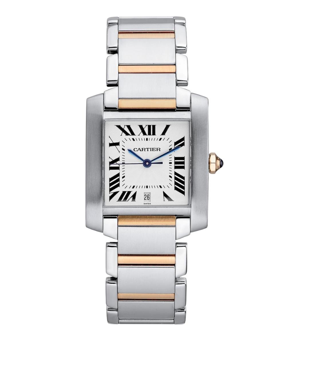 CARTIER Белые часы из желтого золота, фото 1