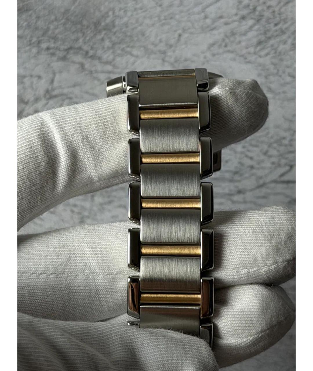 CARTIER Белые часы из желтого золота, фото 6