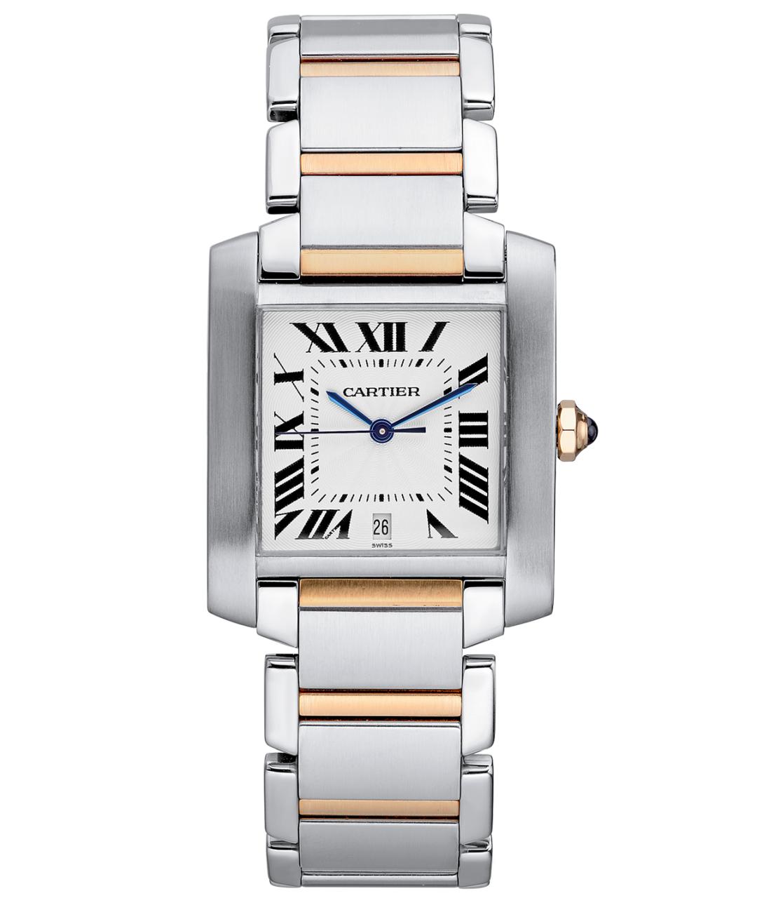 CARTIER Белые часы из желтого золота, фото 7