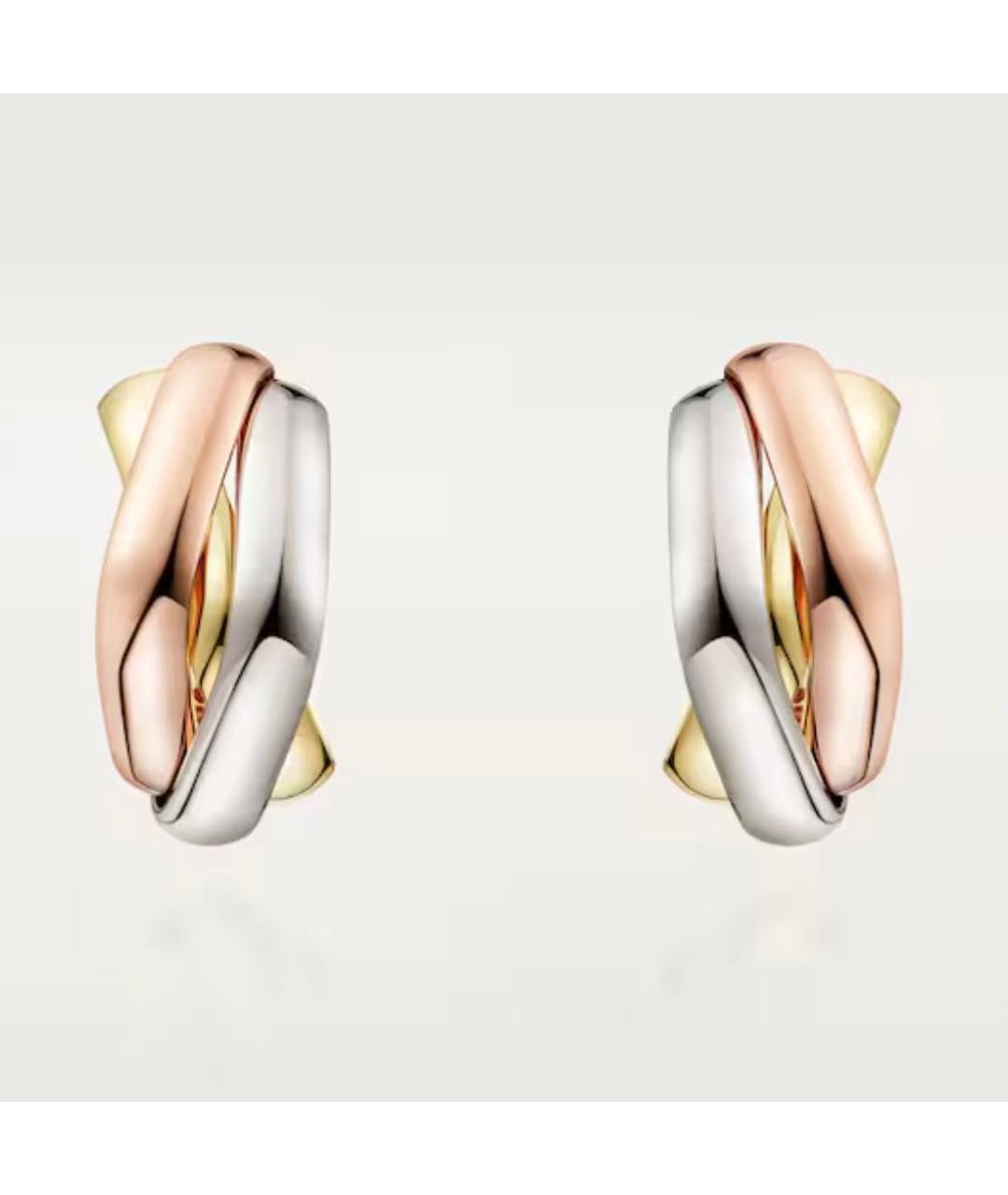 CARTIER Золотые серьги из желтого золота, фото 5