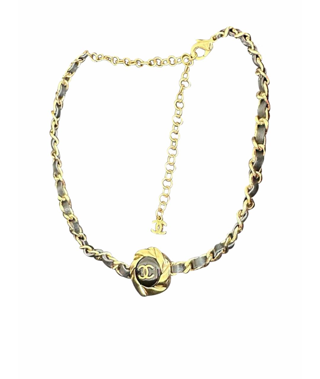 CHANEL Золотое колье, фото 1