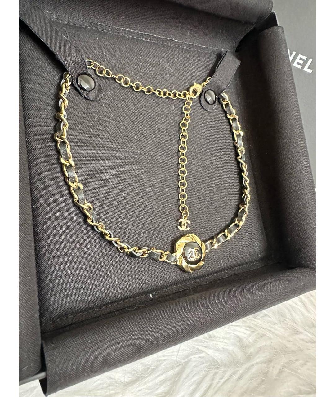 CHANEL Золотое колье, фото 3