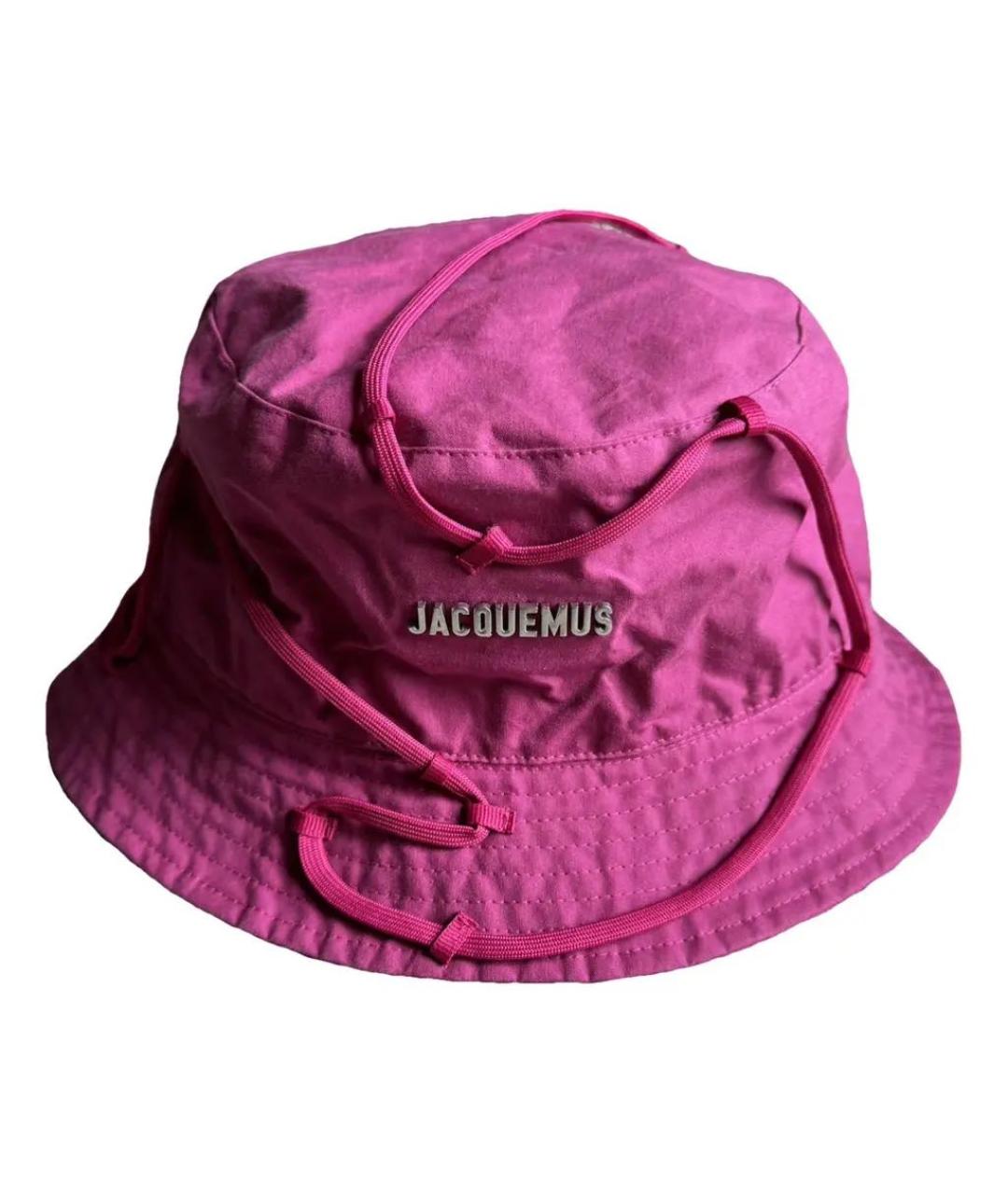 JACQUEMUS Розовая хлопковая шляпа, фото 7