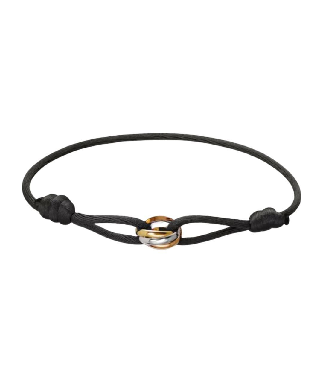 CARTIER Черный браслет из желтого золота, фото 1