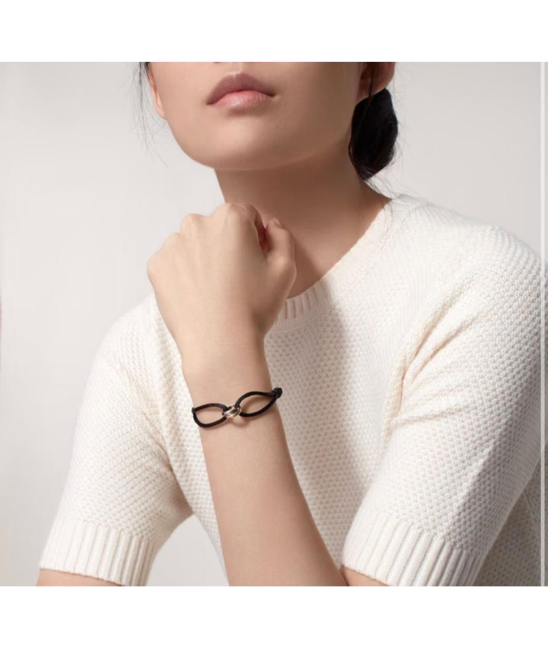 CARTIER Черный браслет из желтого золота, фото 2