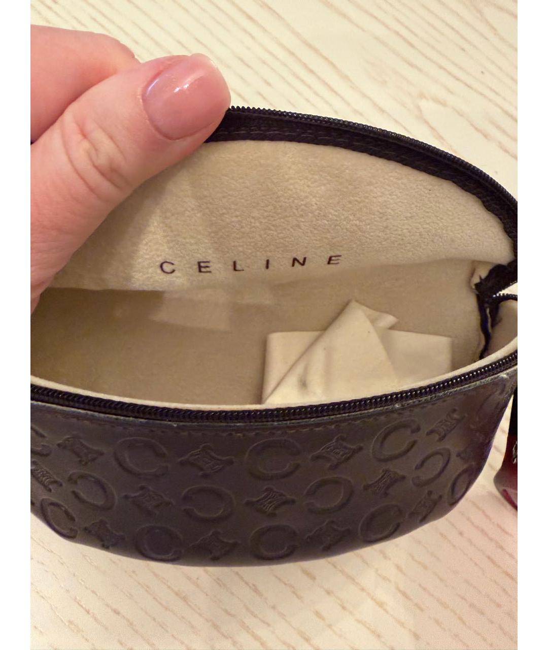 CELINE Красные пластиковые солнцезащитные очки, фото 2