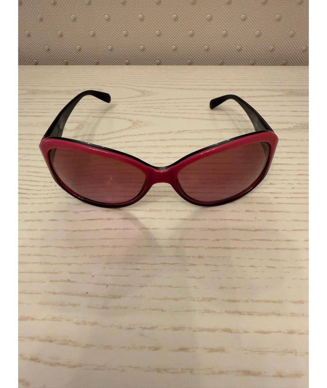 CELINE Красные пластиковые солнцезащитные очки, фото 6