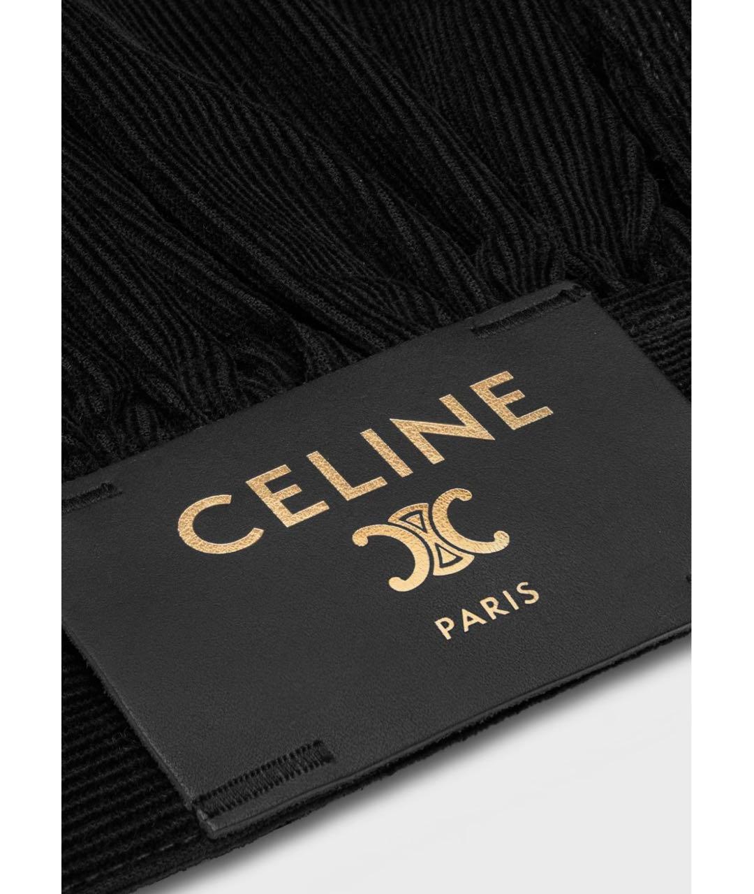CELINE Черная хлопковая куртка, фото 7