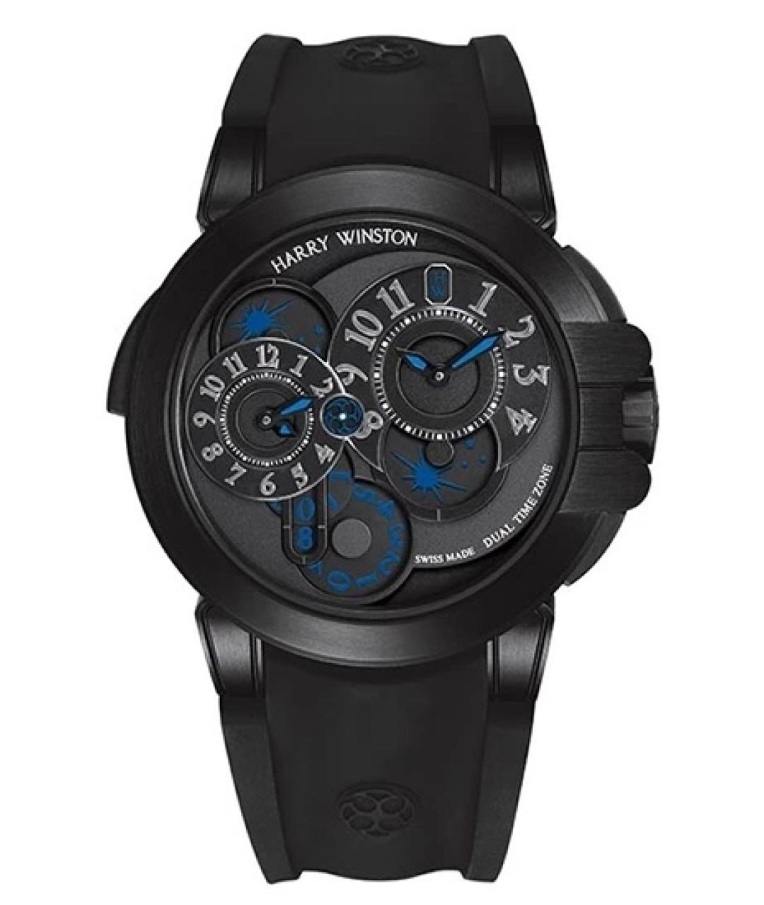 Harry Winston Черные металлические часы, фото 9