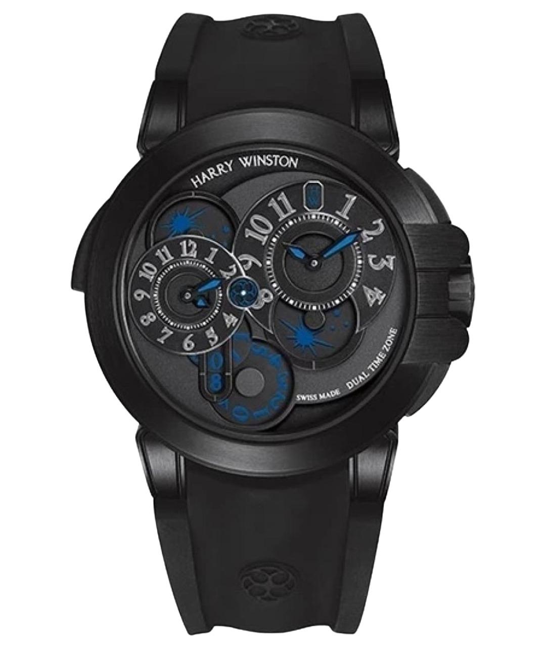 Harry Winston Черные металлические часы, фото 1