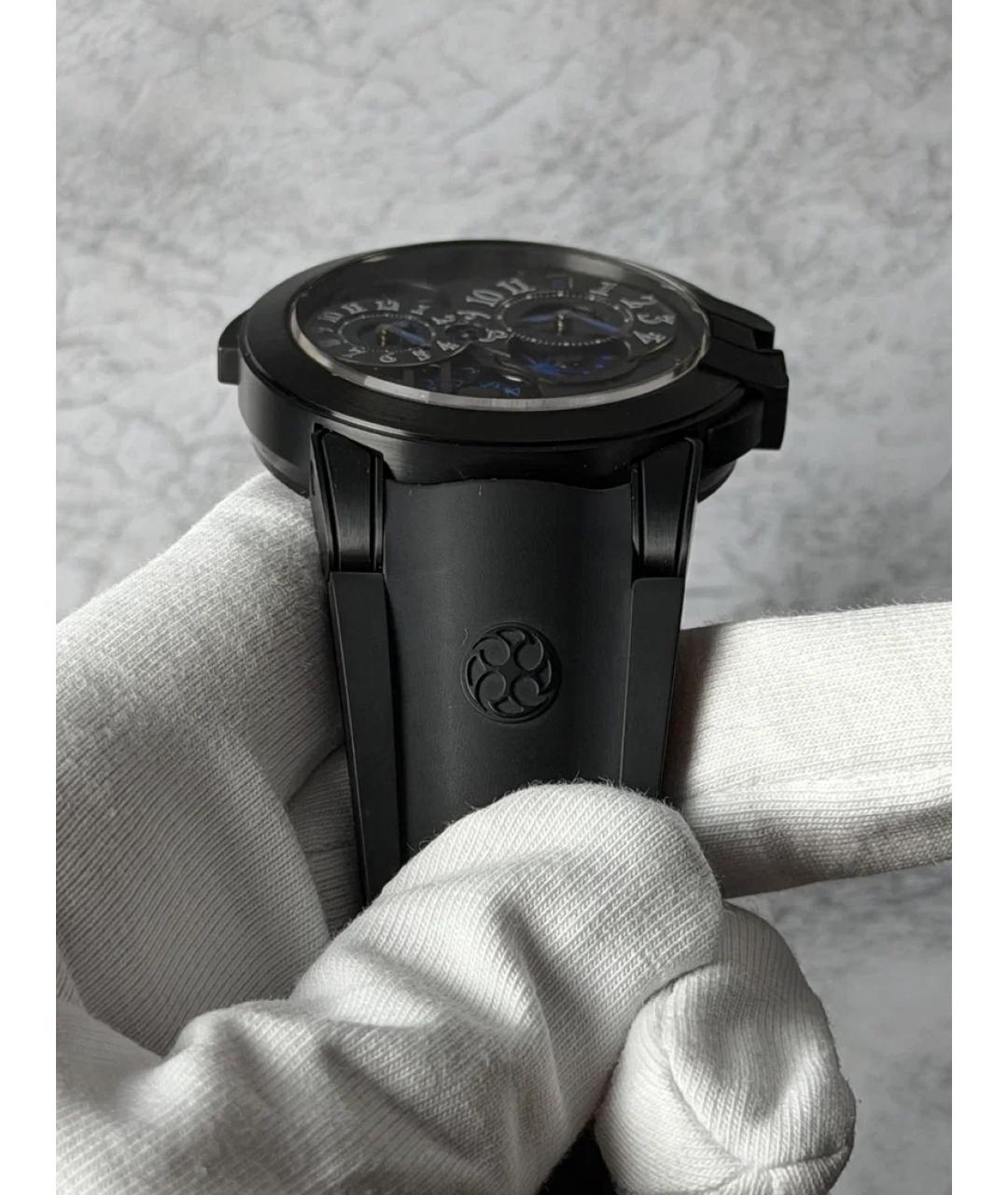 Harry Winston Черные металлические часы, фото 5
