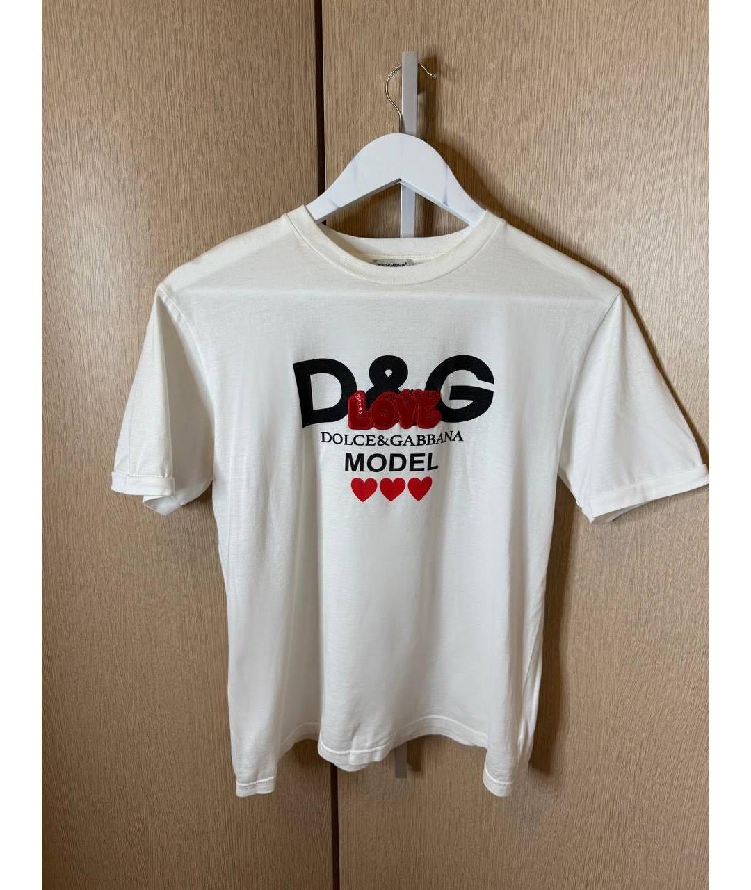 DOLCE&GABBANA Белый детская футболка / топ, фото 5