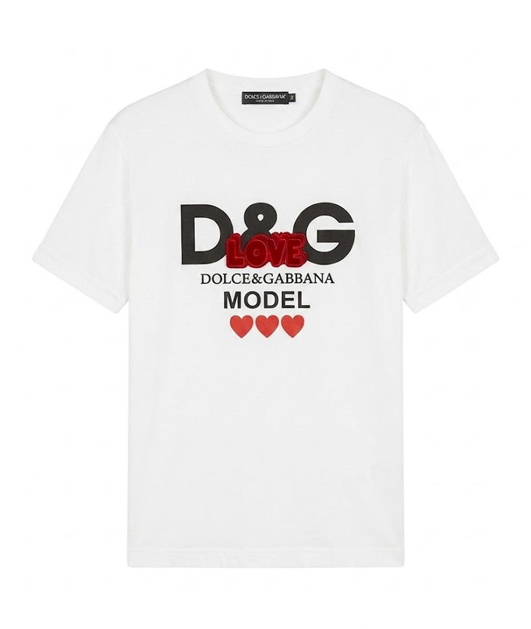 DOLCE&GABBANA Белый детская футболка / топ, фото 1
