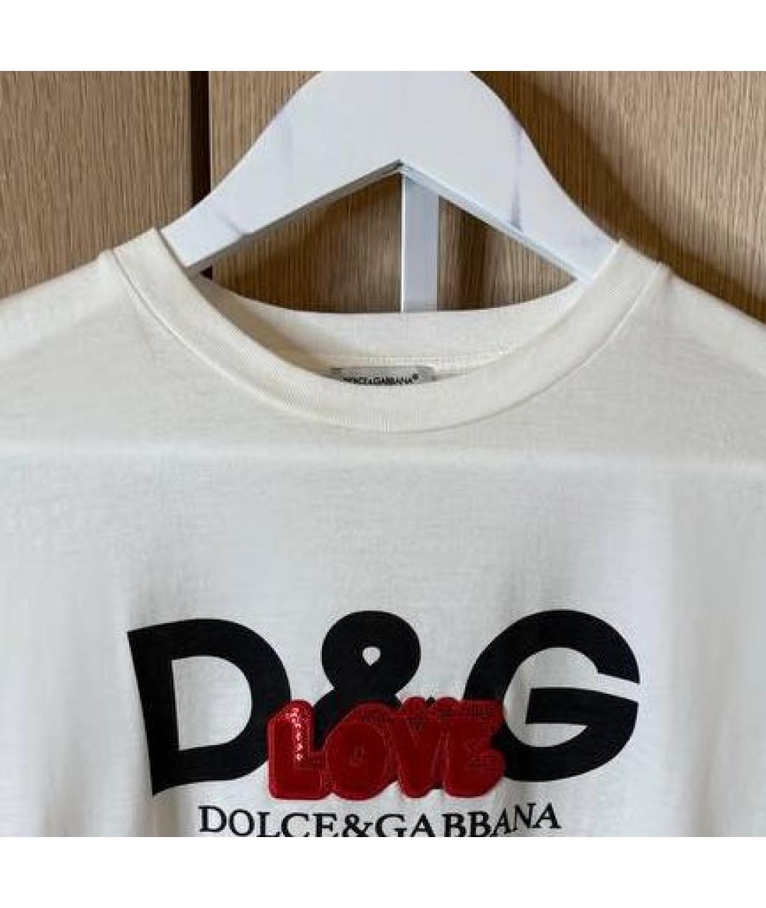 DOLCE&GABBANA Белый детская футболка / топ, фото 3