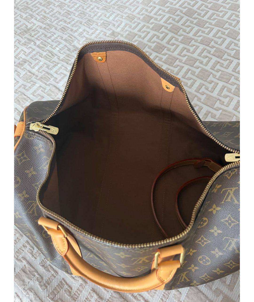 LOUIS VUITTON Коричневая дорожная/спортивная сумка, фото 4