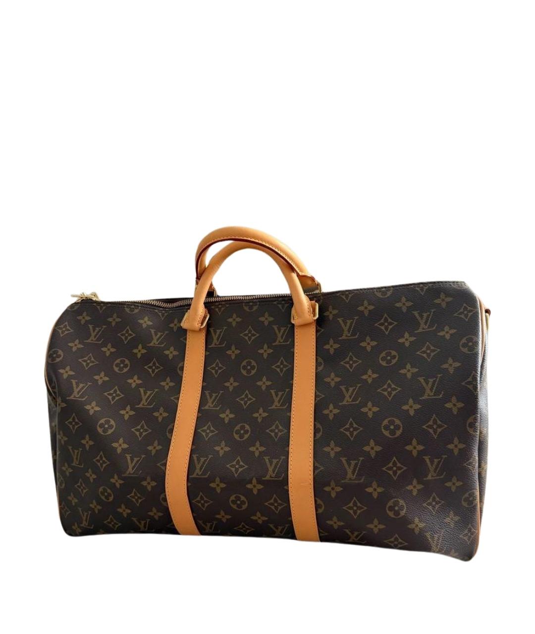 LOUIS VUITTON Коричневая дорожная/спортивная сумка, фото 1