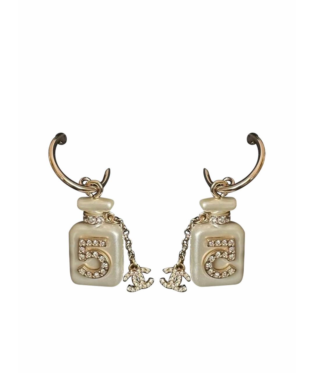 CHANEL Золотые серьги, фото 1