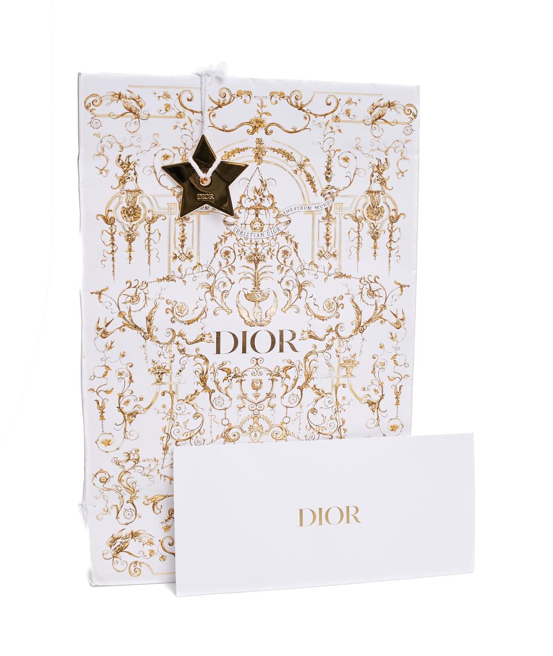 CHRISTIAN DIOR Черные кожаные лодочки на низком каблуке, фото 9