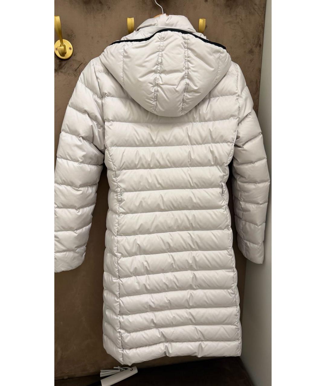 MONCLER Бежевый меховой пуховик, фото 7