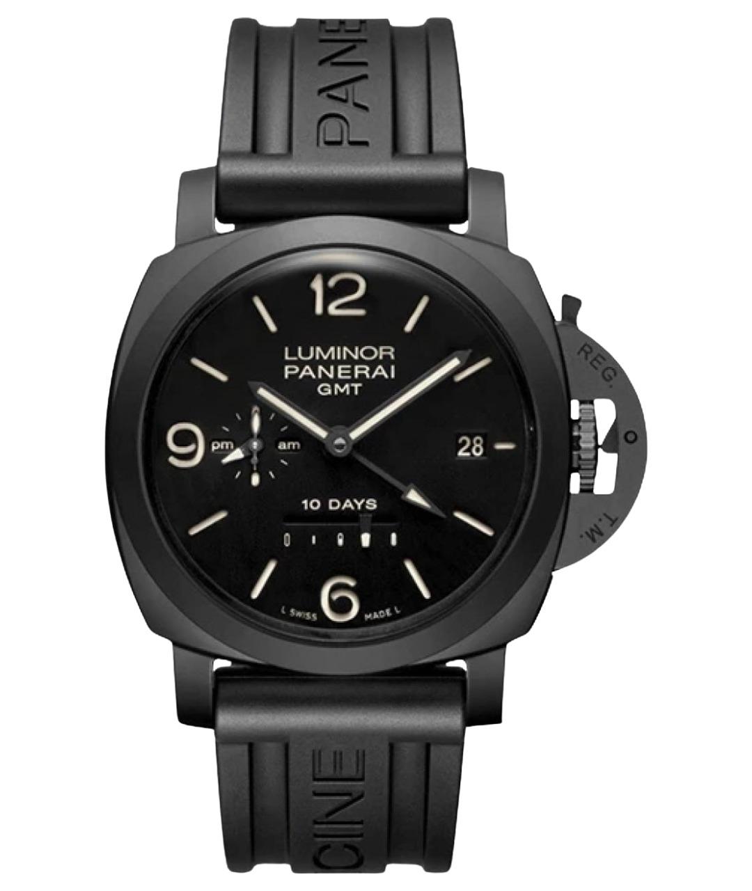 PANERAI Черные керамические часы, фото 1