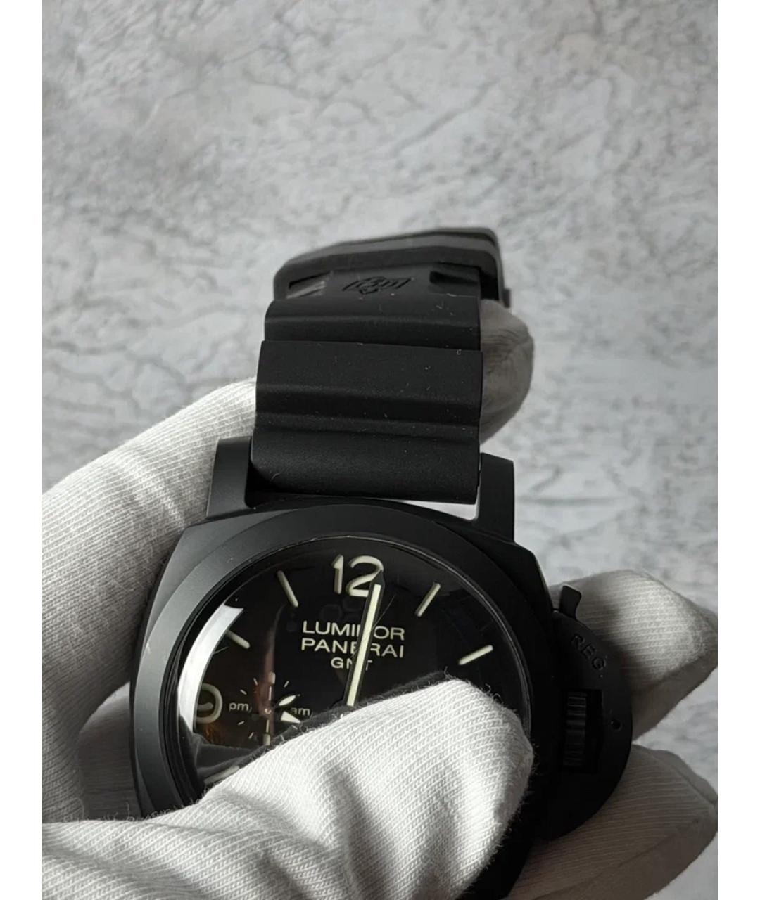 PANERAI Черные керамические часы, фото 5