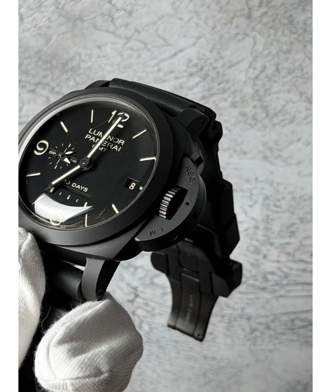 PANERAI Черные керамические часы, фото 3