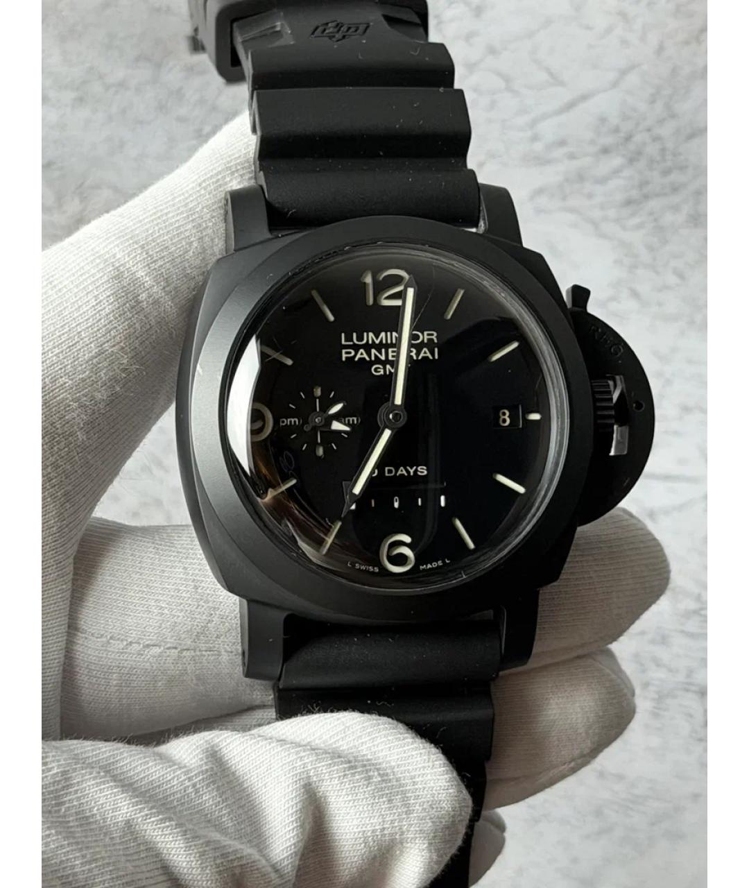 PANERAI Черные керамические часы, фото 2