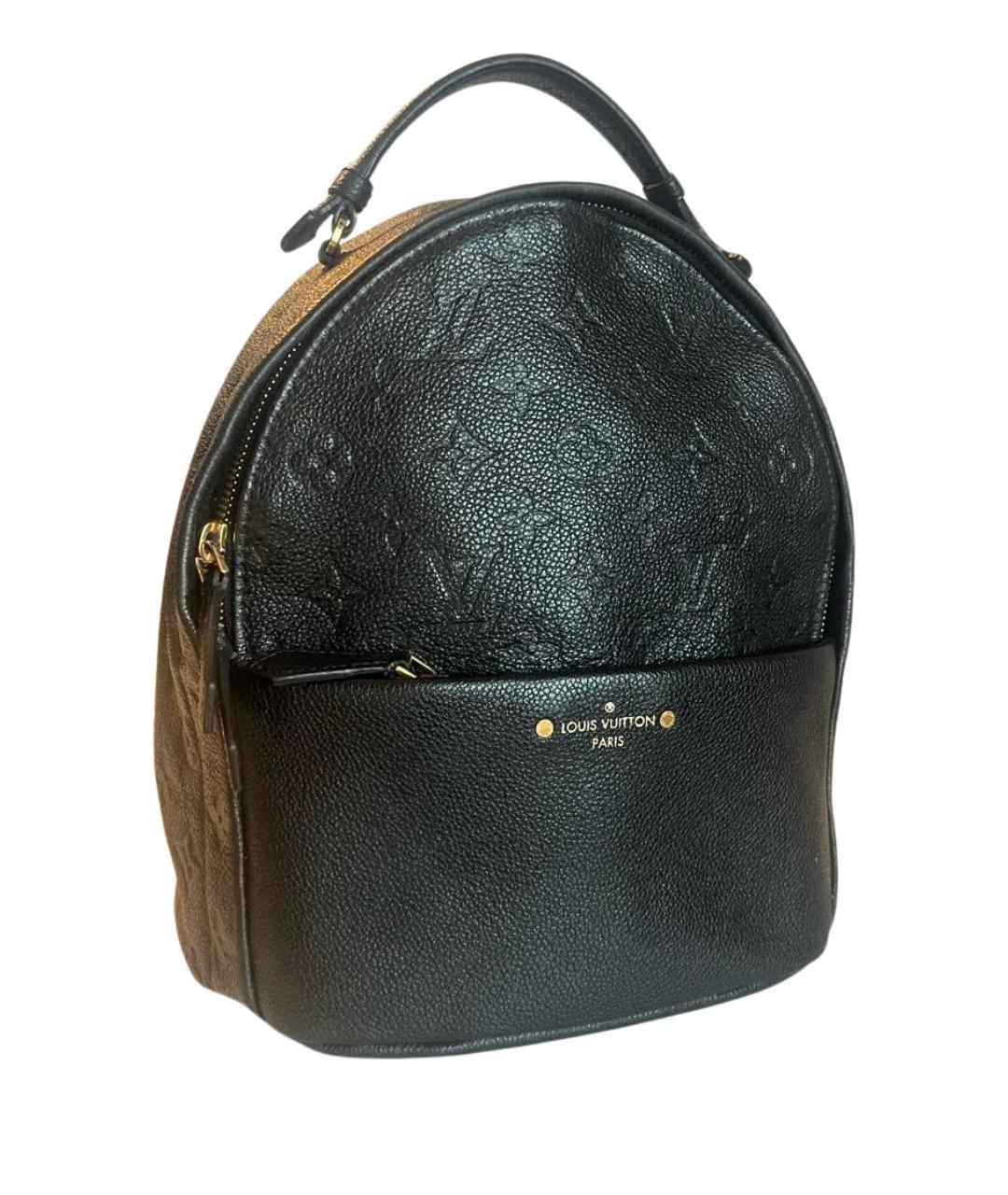 LOUIS VUITTON Черный кожаный рюкзак, фото 1