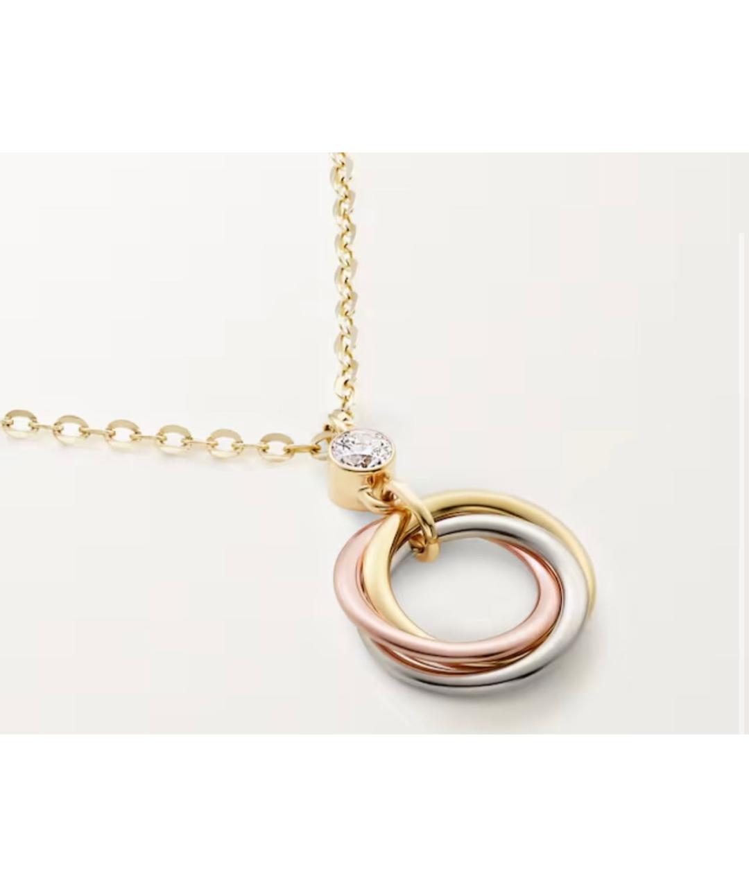 CARTIER Золотое колье из желтого золота, фото 2