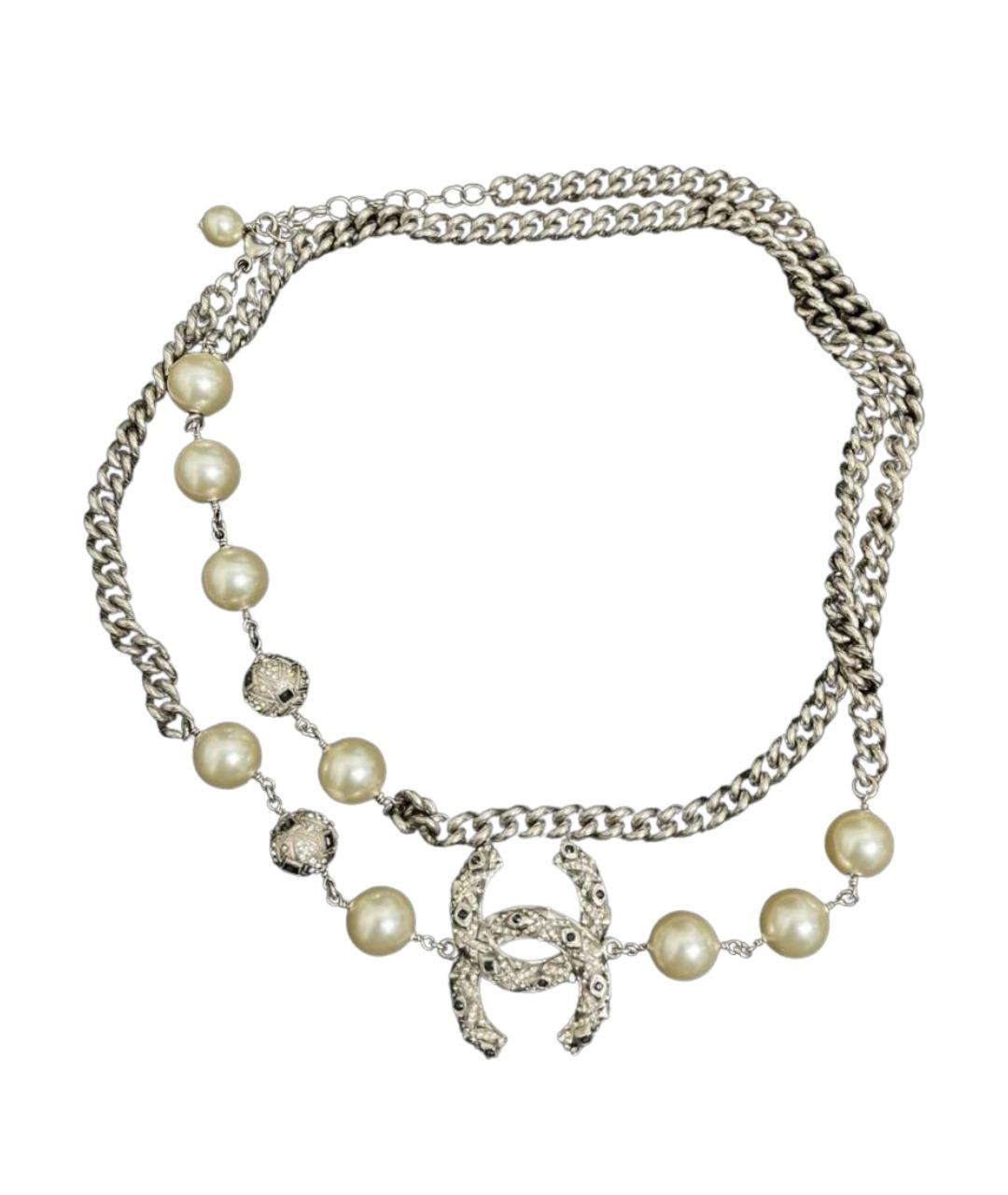 CHANEL Серебряное колье, фото 1