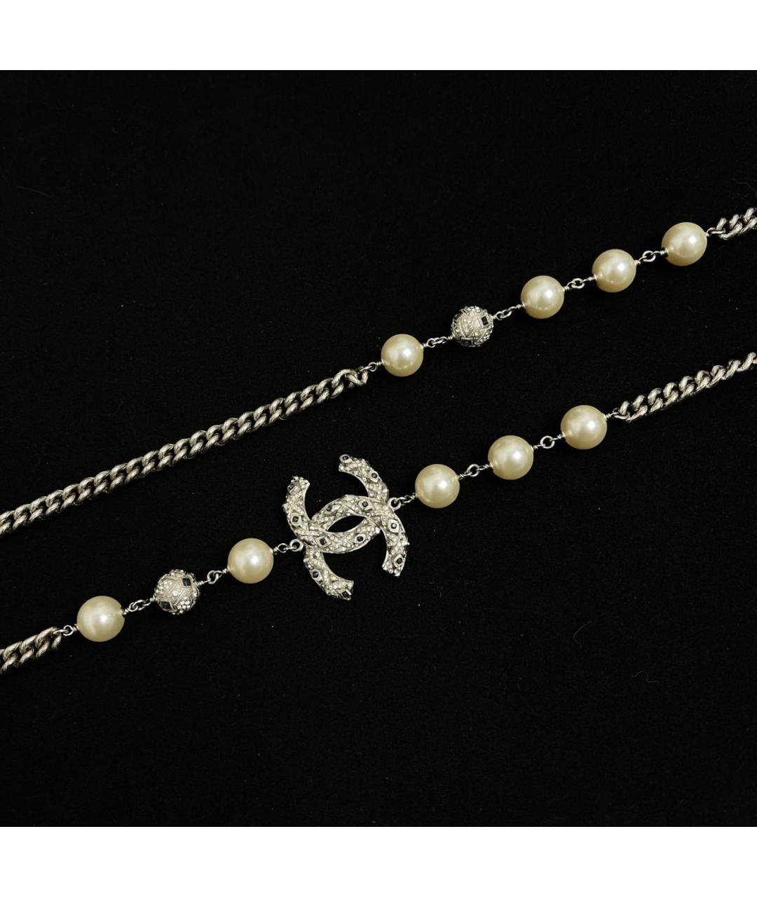 CHANEL Серебряное колье, фото 6