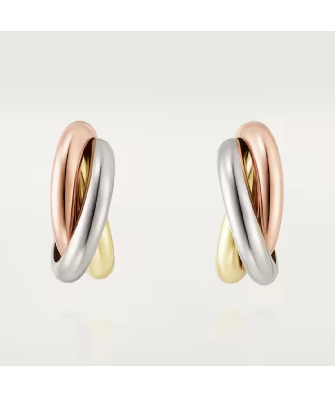 CARTIER Золотые серьги из желтого золота, фото 5