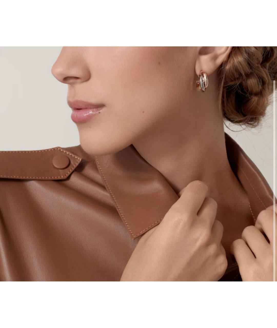 CARTIER Золотые серьги из желтого золота, фото 2