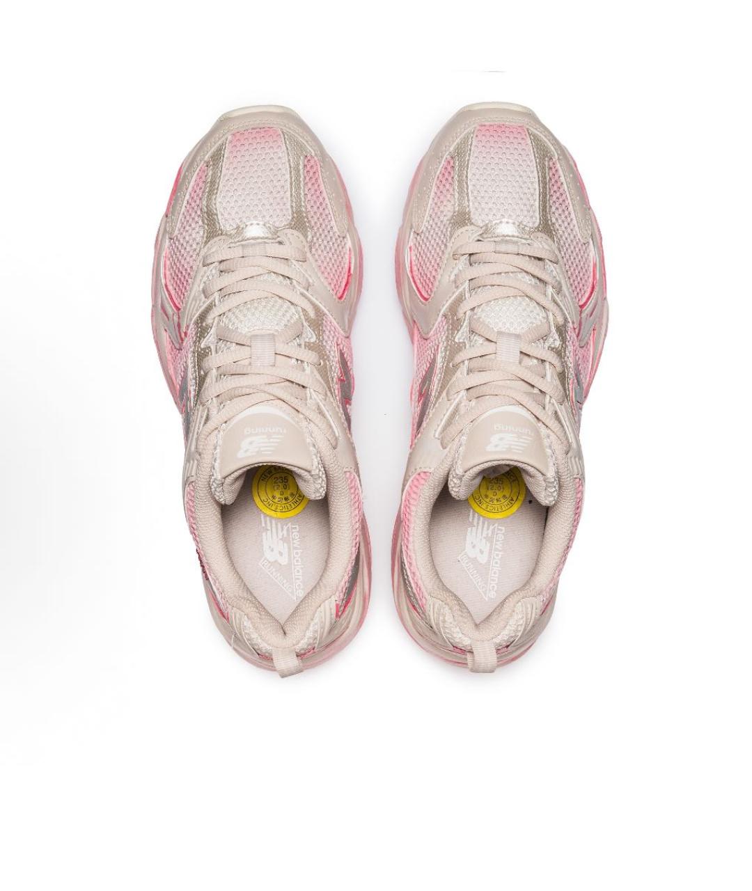 NEW BALANCE Розовые текстильные кроссовки, фото 3