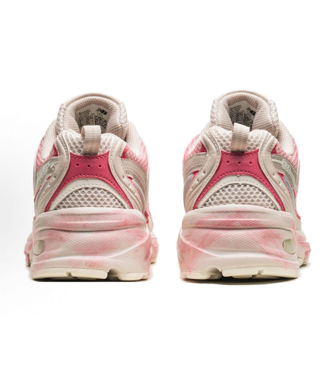NEW BALANCE Розовые текстильные кроссовки, фото 4