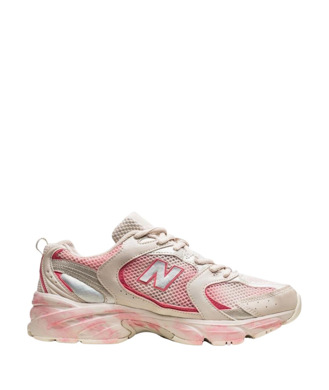 NEW BALANCE Розовые текстильные кроссовки, фото 1