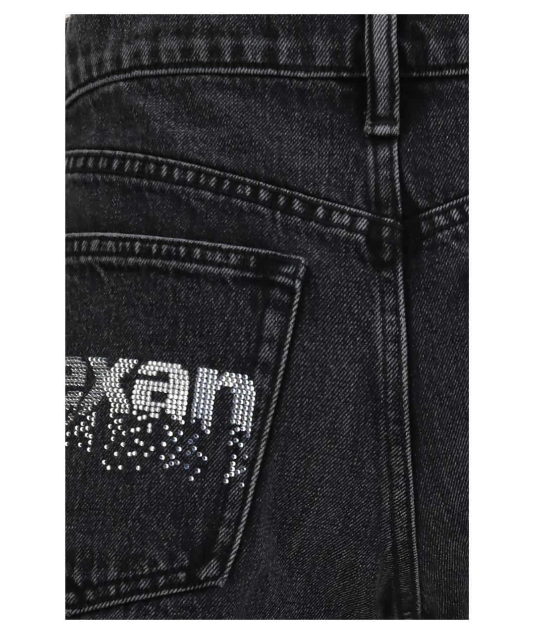 ALEXANDER WANG Черные хлопковые шорты, фото 3
