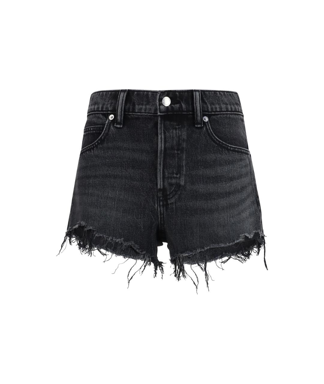 ALEXANDER WANG Черные хлопковые шорты, фото 4