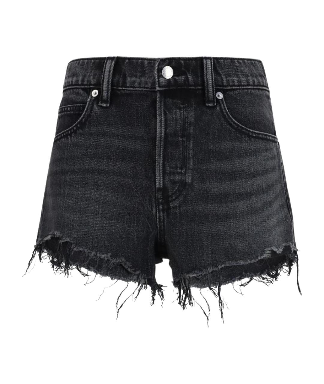 ALEXANDER WANG Черные хлопковые шорты, фото 1