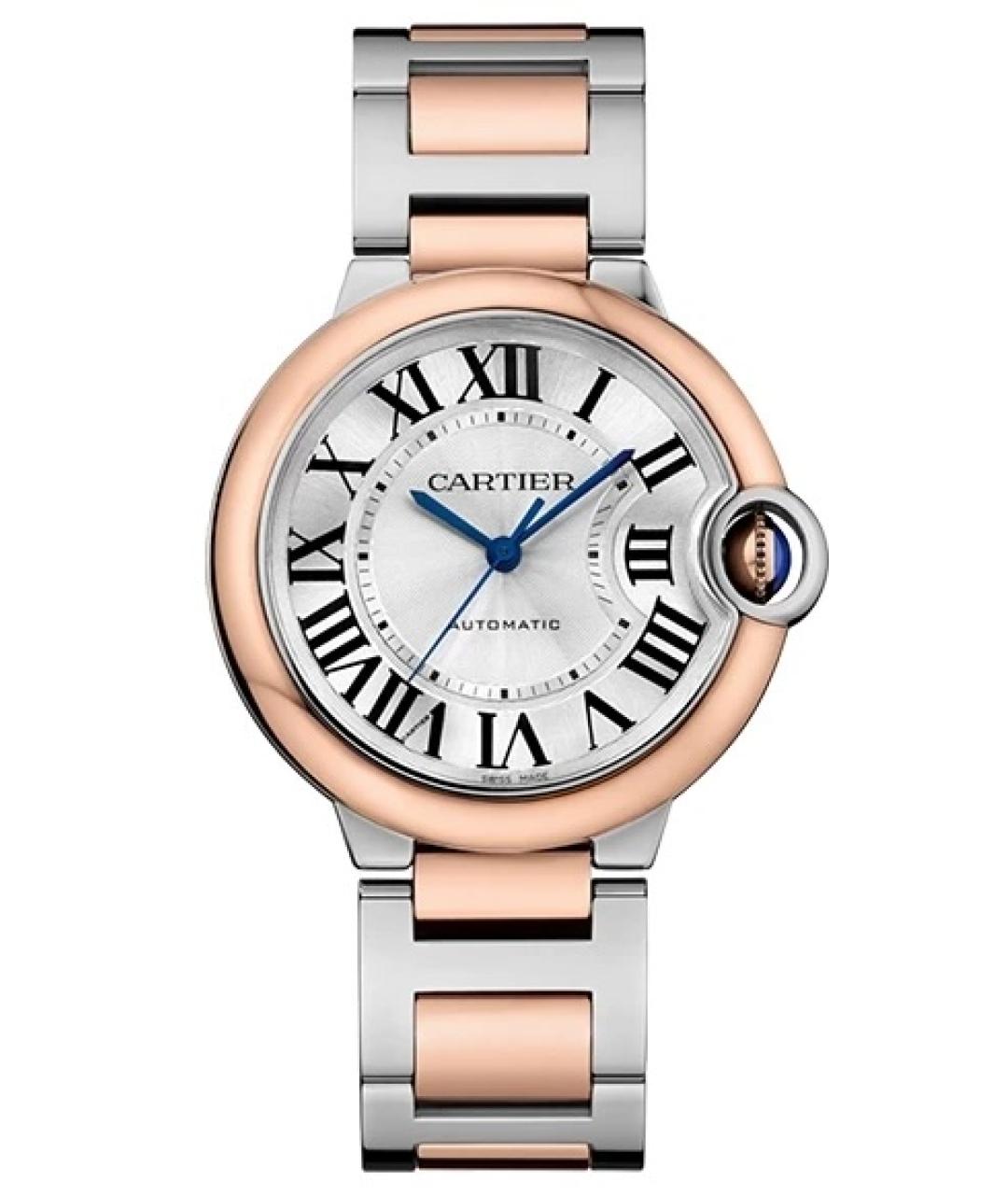 CARTIER Белые часы из розового золота, фото 8