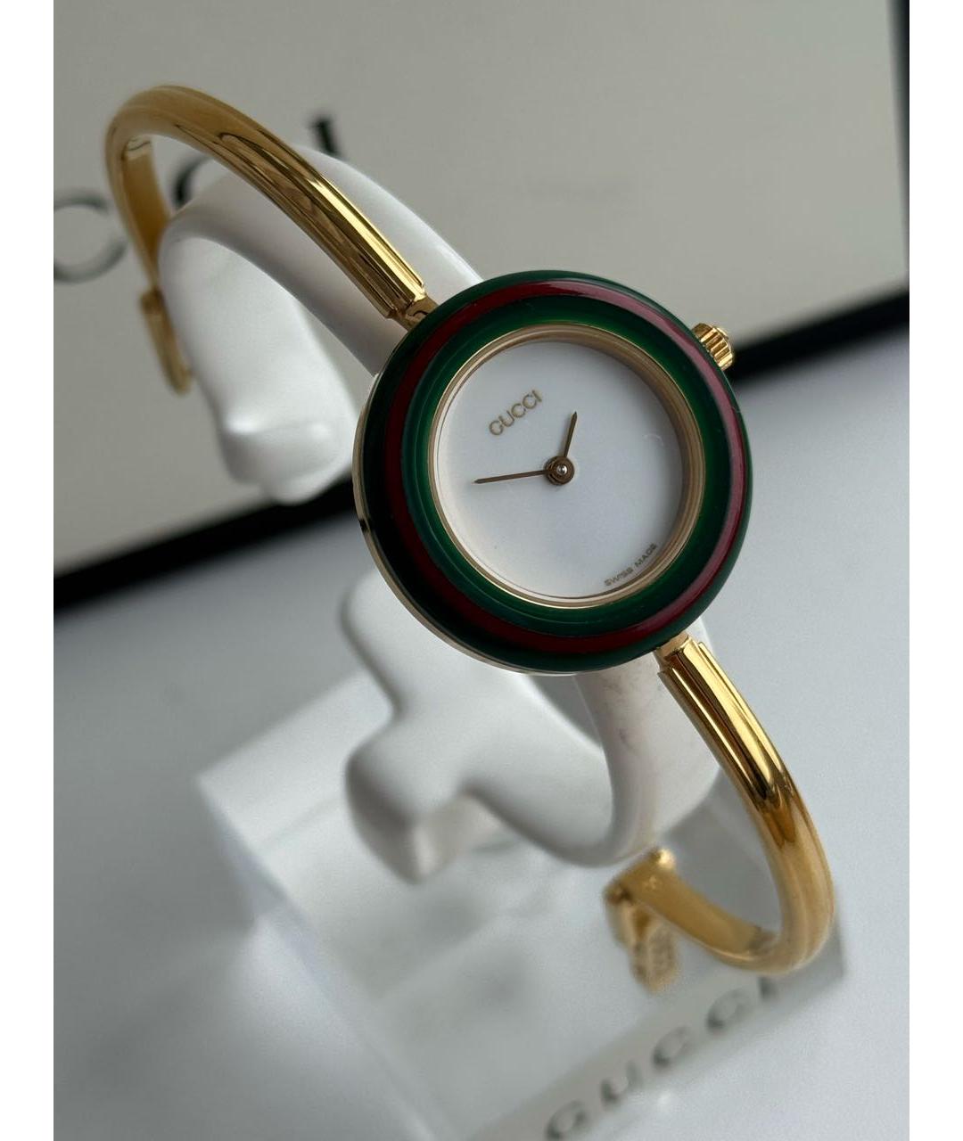 GUCCI Золотые позолоченные часы, фото 7