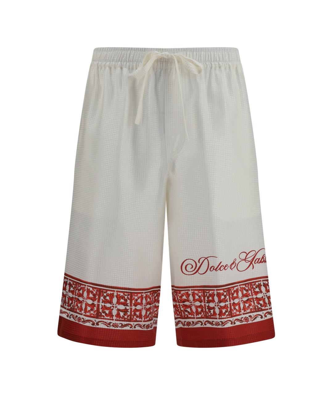 DOLCE&GABBANA Мульти шелковые шорты, фото 1