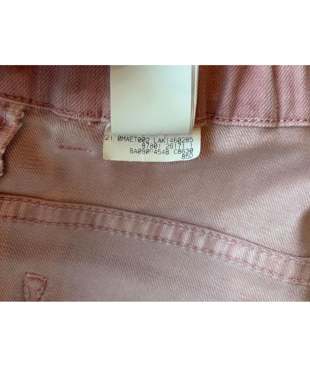 BRUNELLO CUCINELLI Розовые хлопковые детские джинсы, фото 7