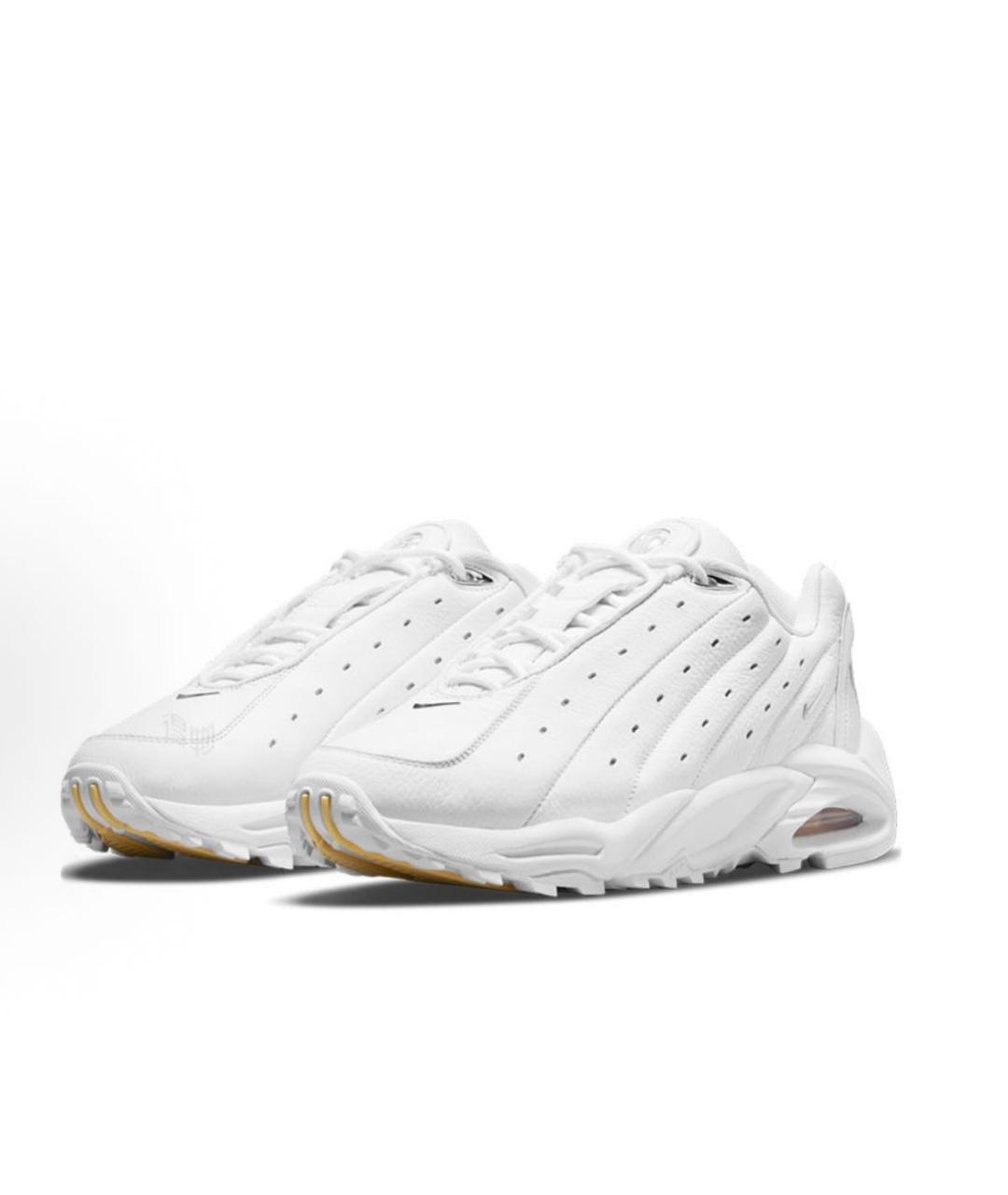 NIKE Белые кожаные низкие кроссовки / кеды, фото 2
