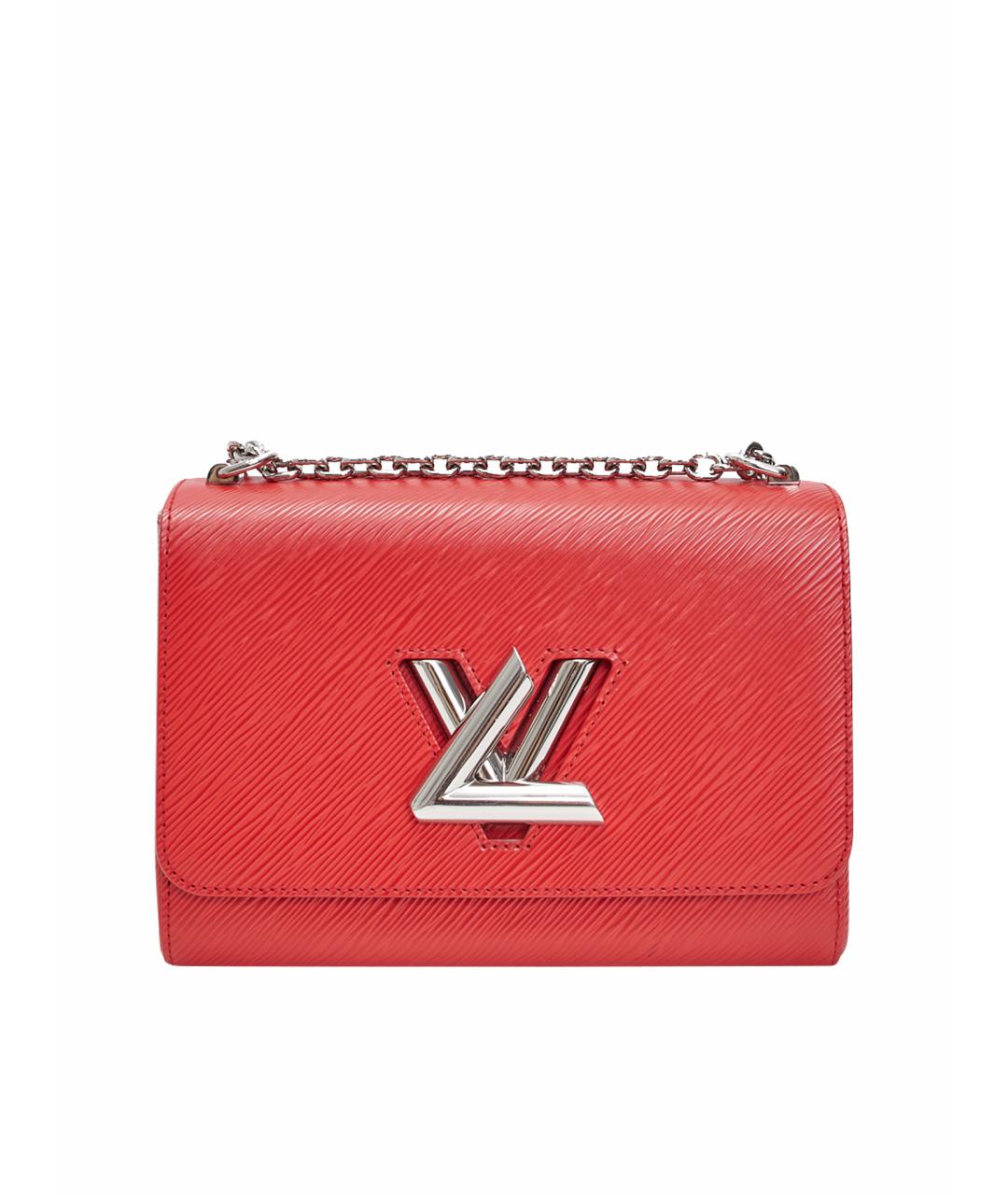 LOUIS VUITTON Красная кожаная сумка через плечо, фото 1